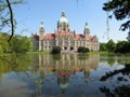 Town Hall Hannover Royalty Free Stock Photo