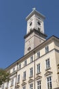 Town Hall in Market Square. Lviv, Ukraine. Royalty Free Stock Photo