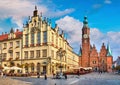 Town hall on market square in Wroclaw