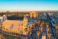 Town Hall at Moseley Square in Glenelg at sunset