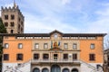 Town hall in the municipality of Ripoll, in Catalonia, Spain Royalty Free Stock Photo