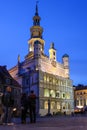 Town Hall at night. Poznan. Poland