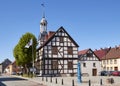 Town Hall in Nowe Warpno, Poland Royalty Free Stock Photo