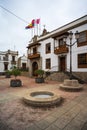 The town hall in the old town of Icod de los Vinos, on the northern coast of Tenerife.