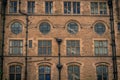 Town hall outside wall , Bradford England Royalty Free Stock Photo