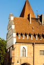 town hall of Paslek, Warmian-Masurian Voivodeship, Poland