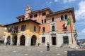 Town hall in Piazza Marconi in Muggia Royalty Free Stock Photo