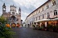 The town hall of Pordenone city, Italy. Royalty Free Stock Photo