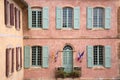 Town Hall, Roussillon Village in Provence; Luberon Royalty Free Stock Photo