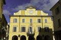 Town hall of Salsomaggiore, Parma province, Italy, by morning