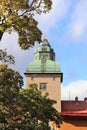 The town hall seen from Pipersgatan in Stockholm