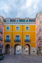 Town hall in Spanish town Cuenca. Royalty Free Stock Photo