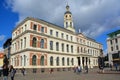Town Hall Square house. Riga was founded in 1201 Royalty Free Stock Photo