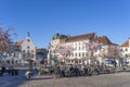 Town Hall Square in Landau. Region Palatinate in the federal state of Rhineland-Palatinate in Germany