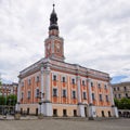 Town hall and square in Leszno, Poland Royalty Free Stock Photo