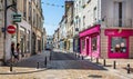 Town Hall Square and ornate lamp posts in Chalon sur Saone, Burgundy, France