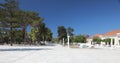 Town hall square in paphos cyprus Royalty Free Stock Photo