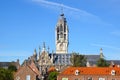Town Hall Stadhuis, Middelburg Royalty Free Stock Photo