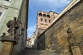 Town Hall Stairs are one of the most picturesque stairs in historical centre of Prague, Czech Republic Royalty Free Stock Photo