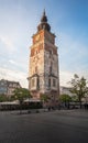 Town Hall Tower at Main Market Square - Krakow, Poland Royalty Free Stock Photo