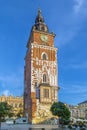 Town Hall Tower, Krakow, Poland Royalty Free Stock Photo