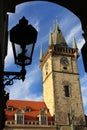 Town Hall Tower Staromestska Radnice, Prague, Czech Republic Royalty Free Stock Photo