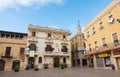 Town Hall Vilafranca del Penedes protests posters Royalty Free Stock Photo