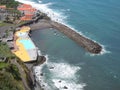 Town and harbour on Portuguese island