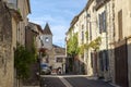 The town has few visitors on a quiet sunny autumn afternoon in rural Tournon d`Agenais