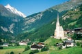 Town of Heiligenblut and Grossglockner in Austria