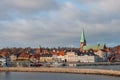 Town of Helsingoer in Denmark Royalty Free Stock Photo