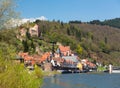 Town of Hirschhorn Hesse Germany Royalty Free Stock Photo