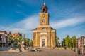 Town of Husum with Marienkirche, Nordfriesland, Schleswig-Holstein, Germany