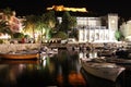 Town hvar night scene