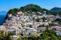 Town of Island Capri, Gulf of Naples, Italy, Europe Royalty Free Stock Photo