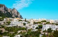 Town of Island Capri, Gulf of Naples, Italy, Europe Royalty Free Stock Photo