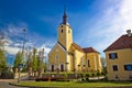 Town of Ivanec church view