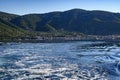 Town of KomiÃÂ¾a, Vis island, seen from a ship