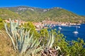 Town of Komiza on Vis island Royalty Free Stock Photo