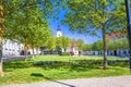 Town of Krizevci main square park view Royalty Free Stock Photo