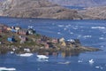 Town Kulusuk in Greenland