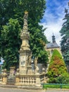 town Kutna Hora, statue saint Mary, Unesco Royalty Free Stock Photo