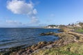 The Town of Largs from the South Shore. Royalty Free Stock Photo