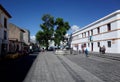 The town of Latacunga which is passed through on the Quilotoa Loop