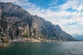 Town Limone sul Garda in the province of Brescia