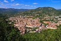 The town Lodeve in Herault, Languedoc-Roussillon