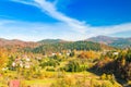 Town of Lokve, coutryside Gorski kotar, Croatia Royalty Free Stock Photo