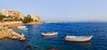 Town Loutraki in Greece Royalty Free Stock Photo