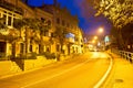 Town of Lovran streetevening view