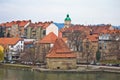 Town of Maribor riverfront view Royalty Free Stock Photo